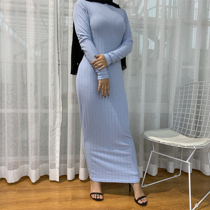 Bottom-based Stretch Shirt Simple Slim Dress