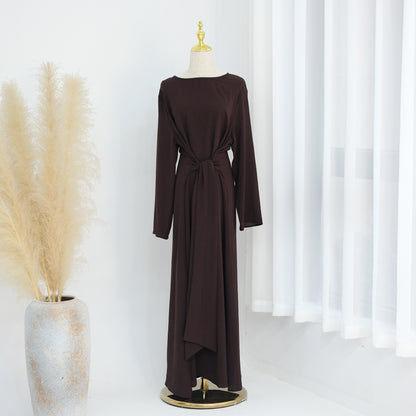 Women's Lace-up Elegant Abaya Dress