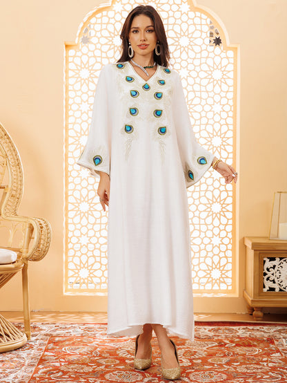 Women's Pullover Embroidered Dress