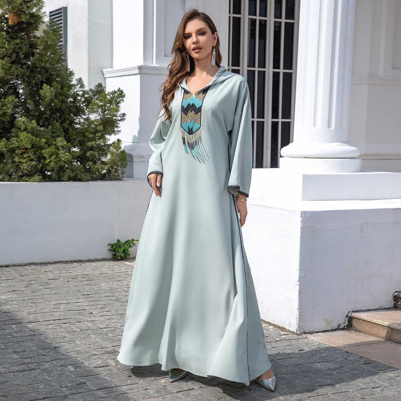 Women's Hooded Evening Dress