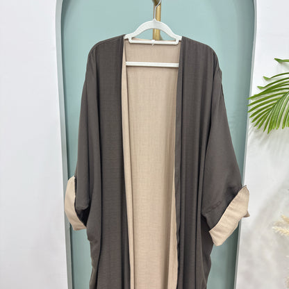 Dubai Reversible Wearable Elegant Cardigan Robe