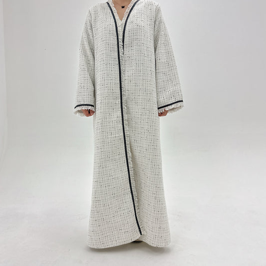 Petite Chanel-Style Cardigan Robe Dress