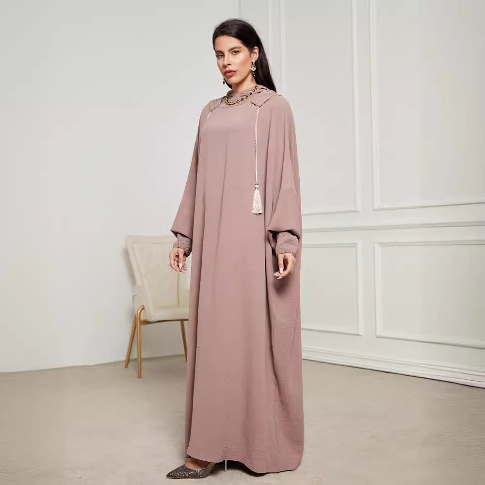 Elegant Hooded Abaya for Parties