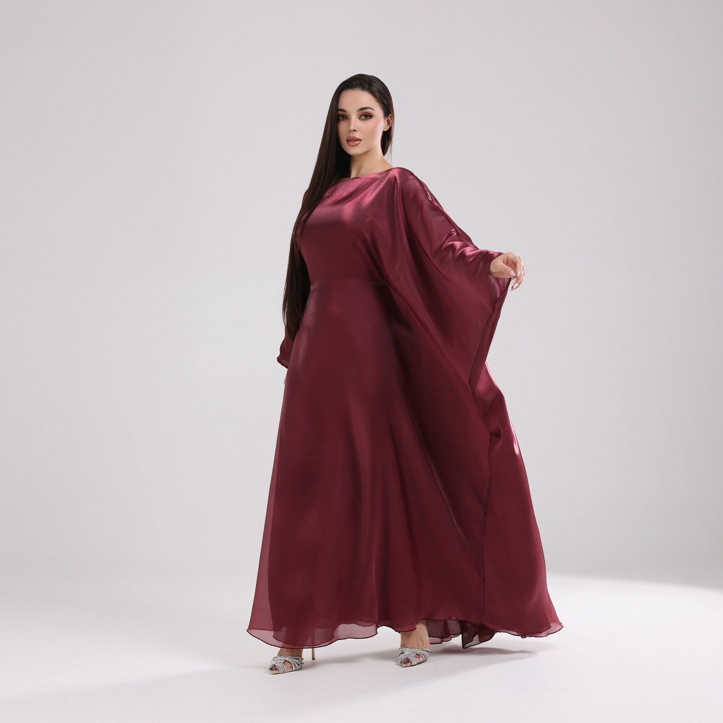 Women's Round Neck Islamic Maxi Dress