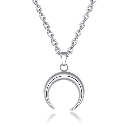 Simple Trend Moon Necklace