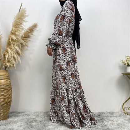 Stylish Printed Casual Maxi Dress