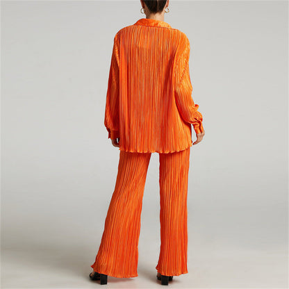 Women's Stripe Loungewear Two Piece Sets