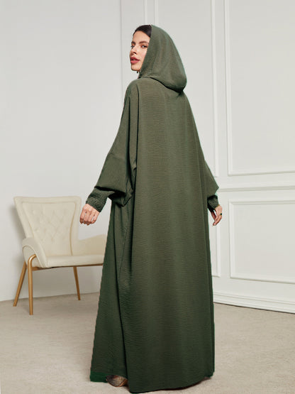 Elegant Hooded Abaya for Parties