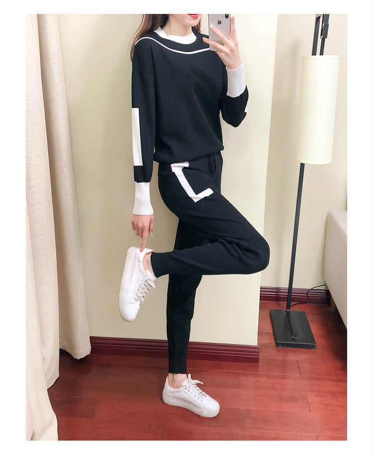 Women's Casual Knitted Two-piece Sets