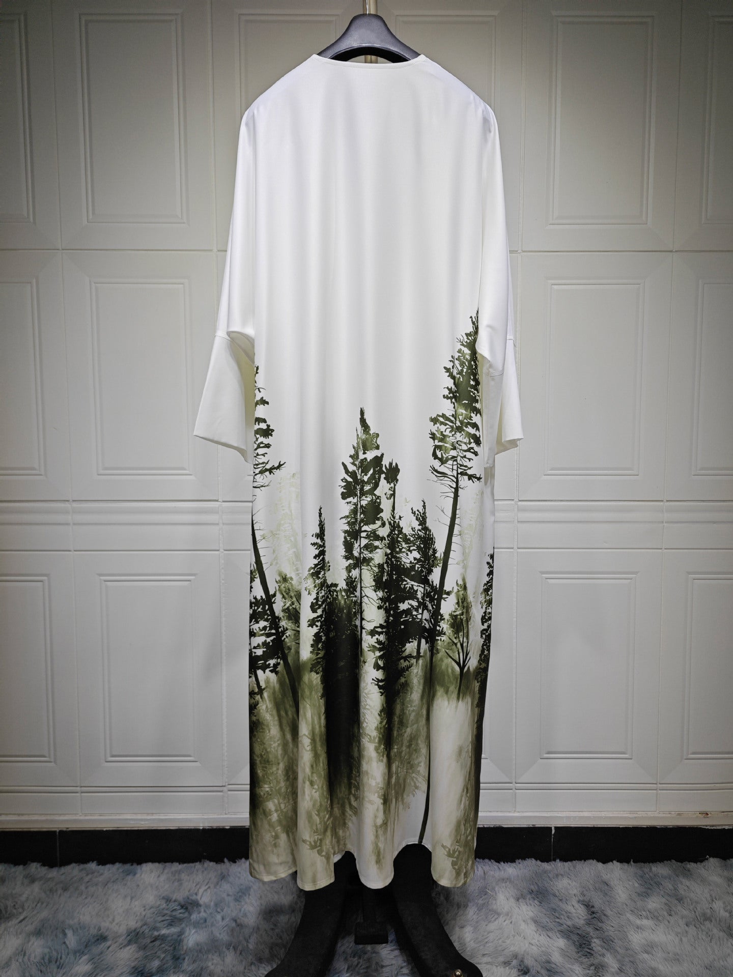 Women's Tie-dye Cape Robe Dress