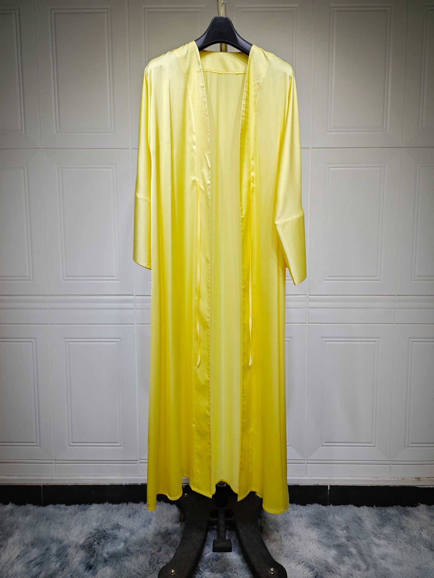 Fashionable Satin Soft Robe Dress