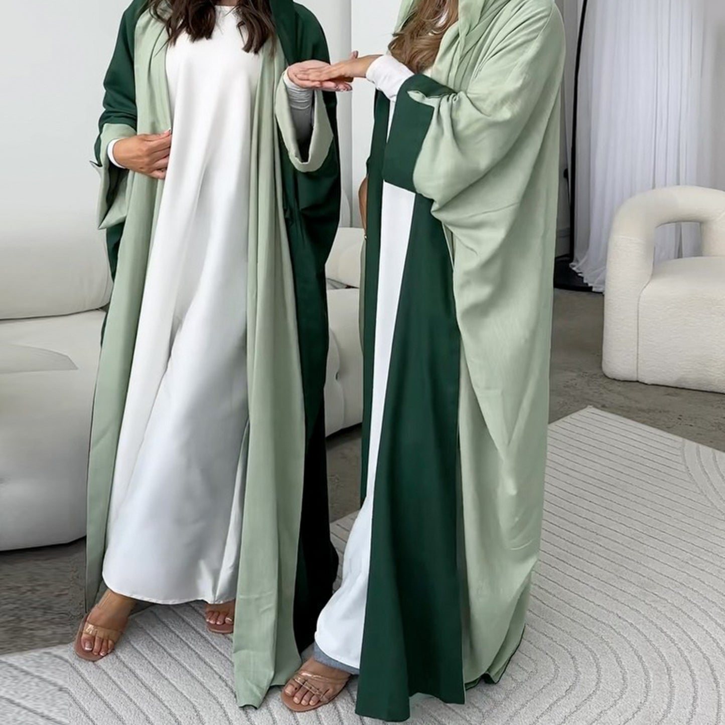 Dubai Reversible Wearable Elegant Cardigan Robe