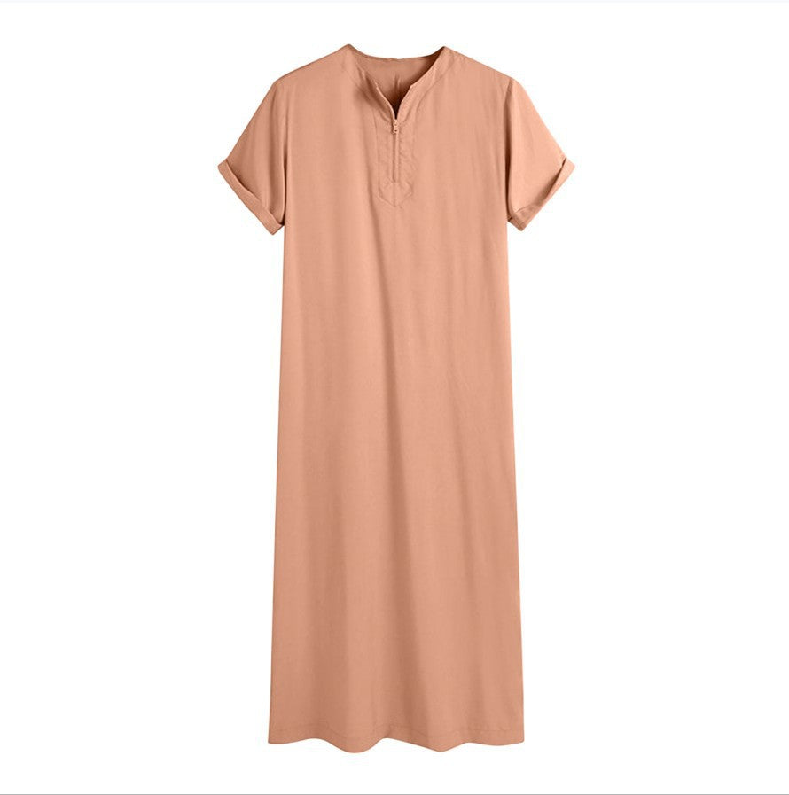 Chemise à fermeture éclair pour hommes