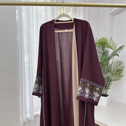 Dubai Party Beautifully Embroidered Robe Dress