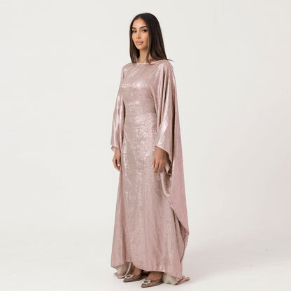 Muslim Solid Color Modest Abaya Dress