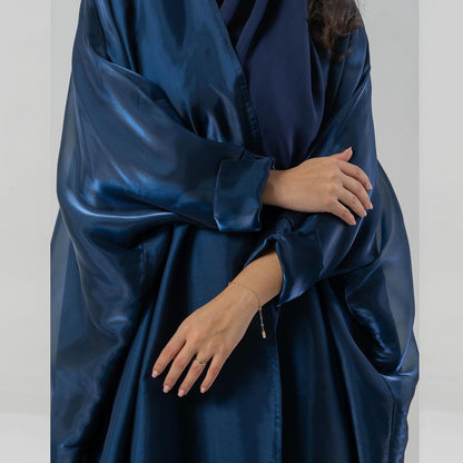 Women's Fashion Plain Satin Robe