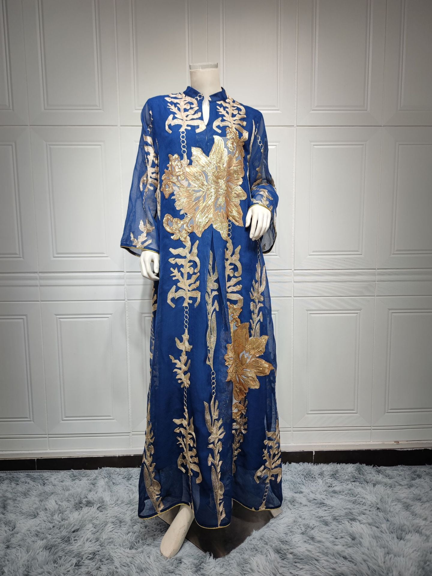 Women's Abaya Fashion Bead Dress