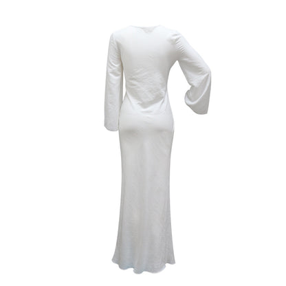 Elegant Long-sleeved Dress for Women