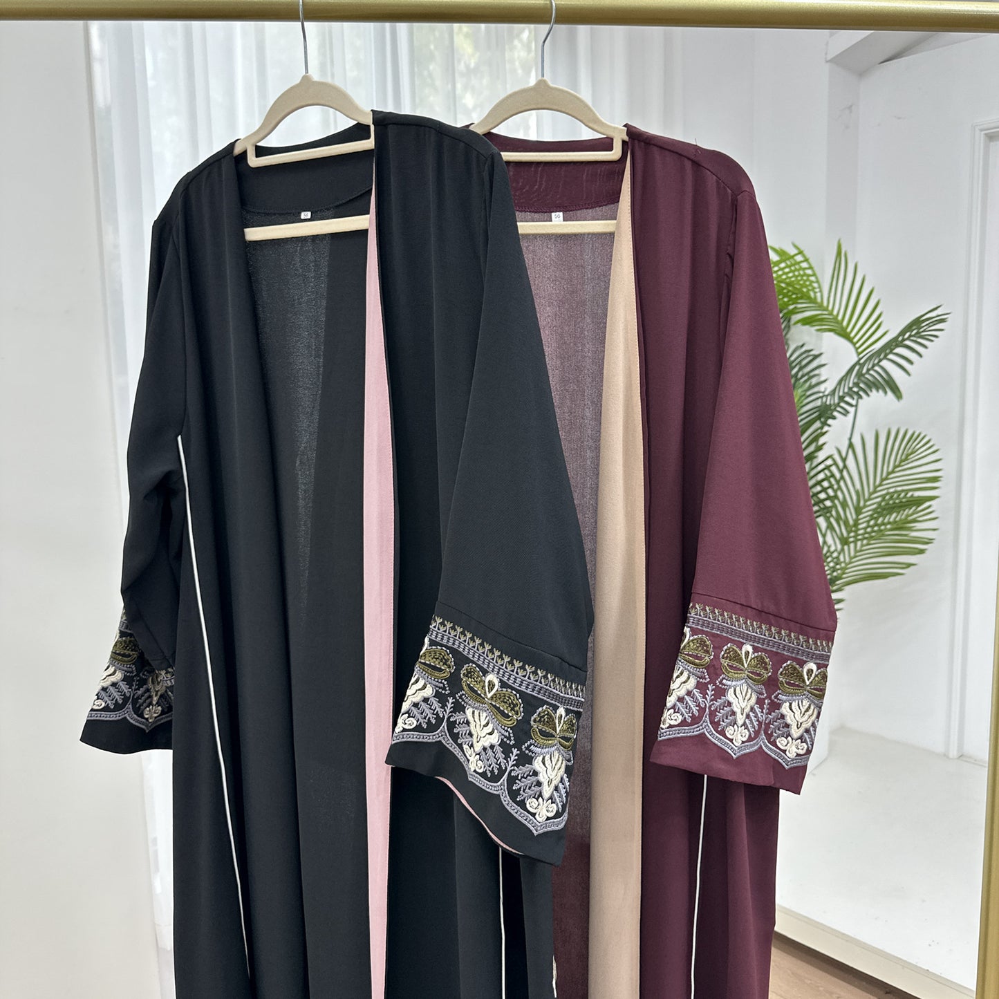 Dubai Party Beautifully Embroidered Robe Dress