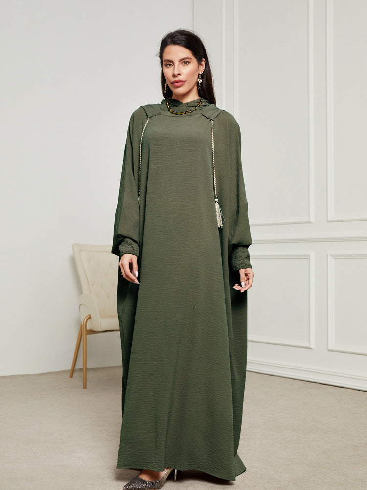 Elegant Hooded Abaya for Parties