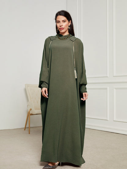 Elegant Hooded Abaya for Parties