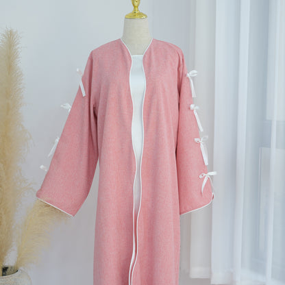 Women's Bow Tie Robe Dress