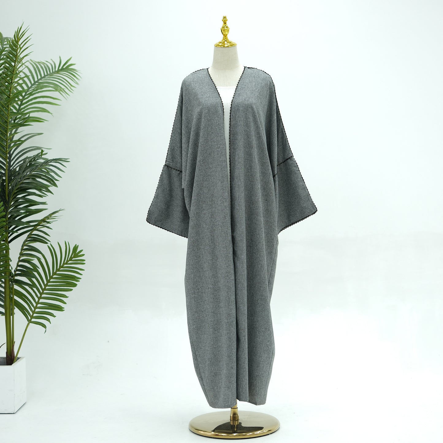 Women's Beaded Elegant Robe Dress