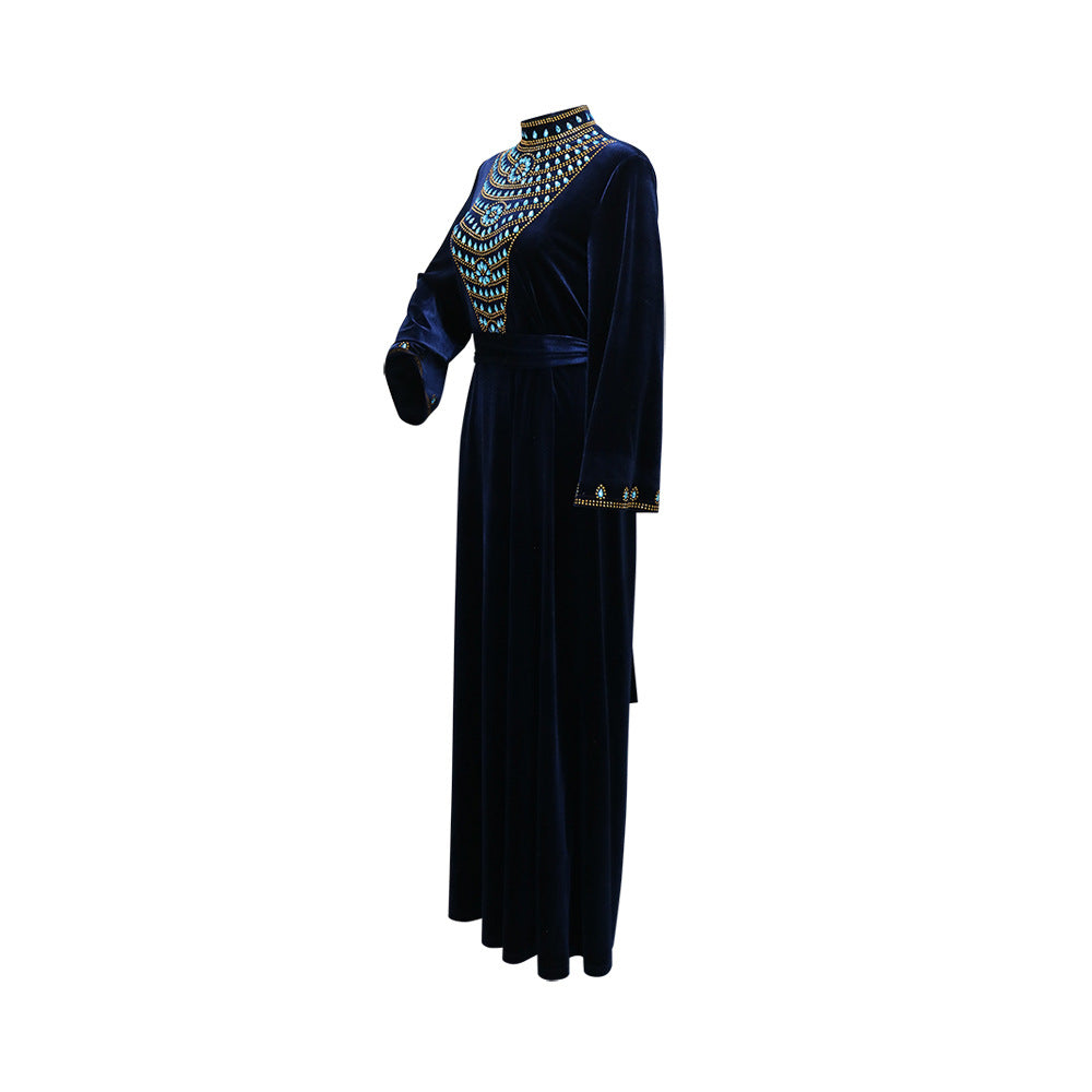 Women's Beaded Jalabiya Party Dress