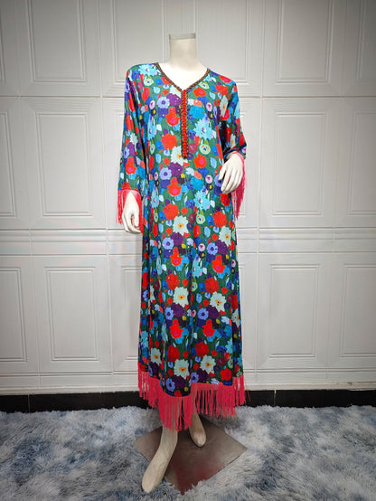 Women's Print Casual Floral Dress