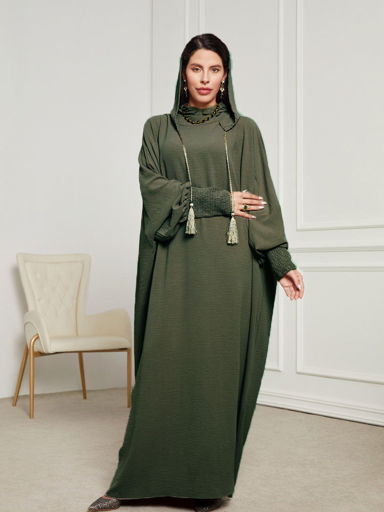 Elegant Hooded Abaya for Parties