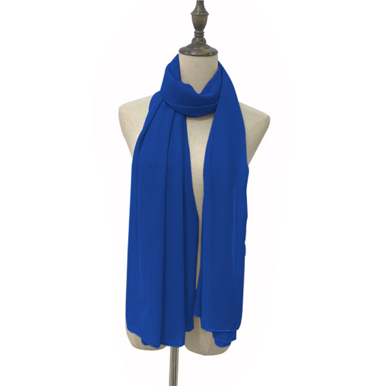 Nouveau Foulard Uni Femme