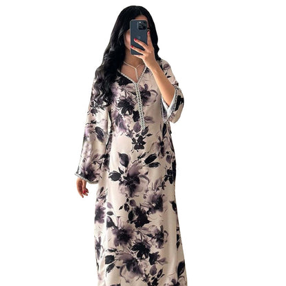 Women's Printed jalabiya Dress