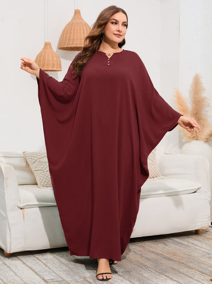 Women's Loose Comfortable Bat Sleeve Dress