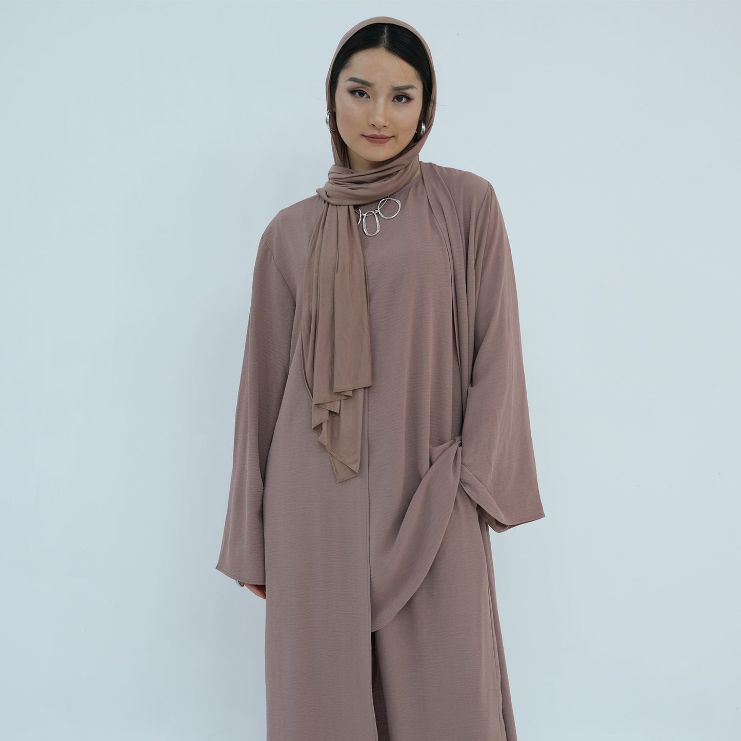 Women's Plain Three-piece Top And Pants Suit