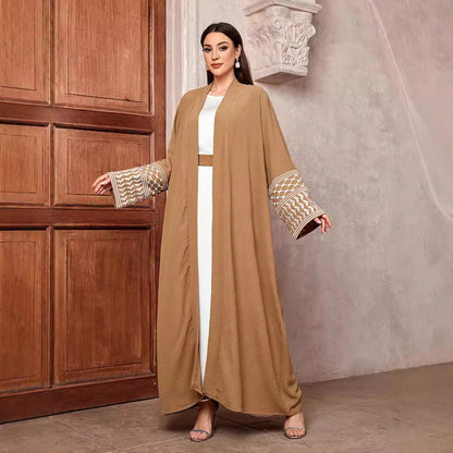 Bat Sleeve Long Sleeve Abaya Dress