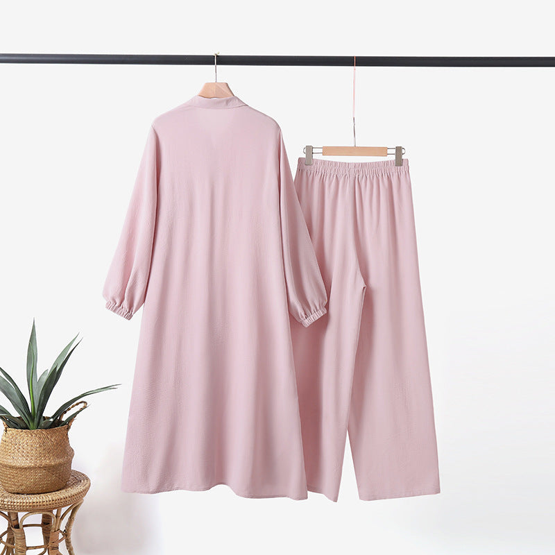 Women's Long Sleeved Shirt and Pants Sets