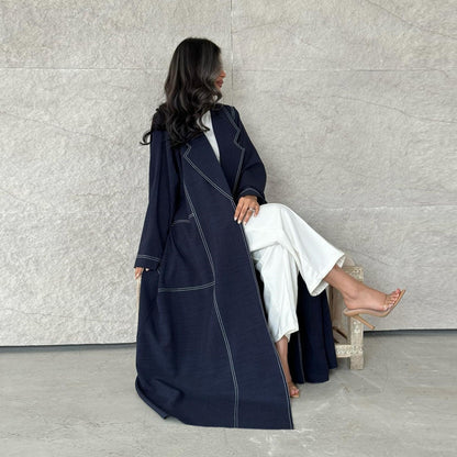 Women's Faux Denim Blue Robe