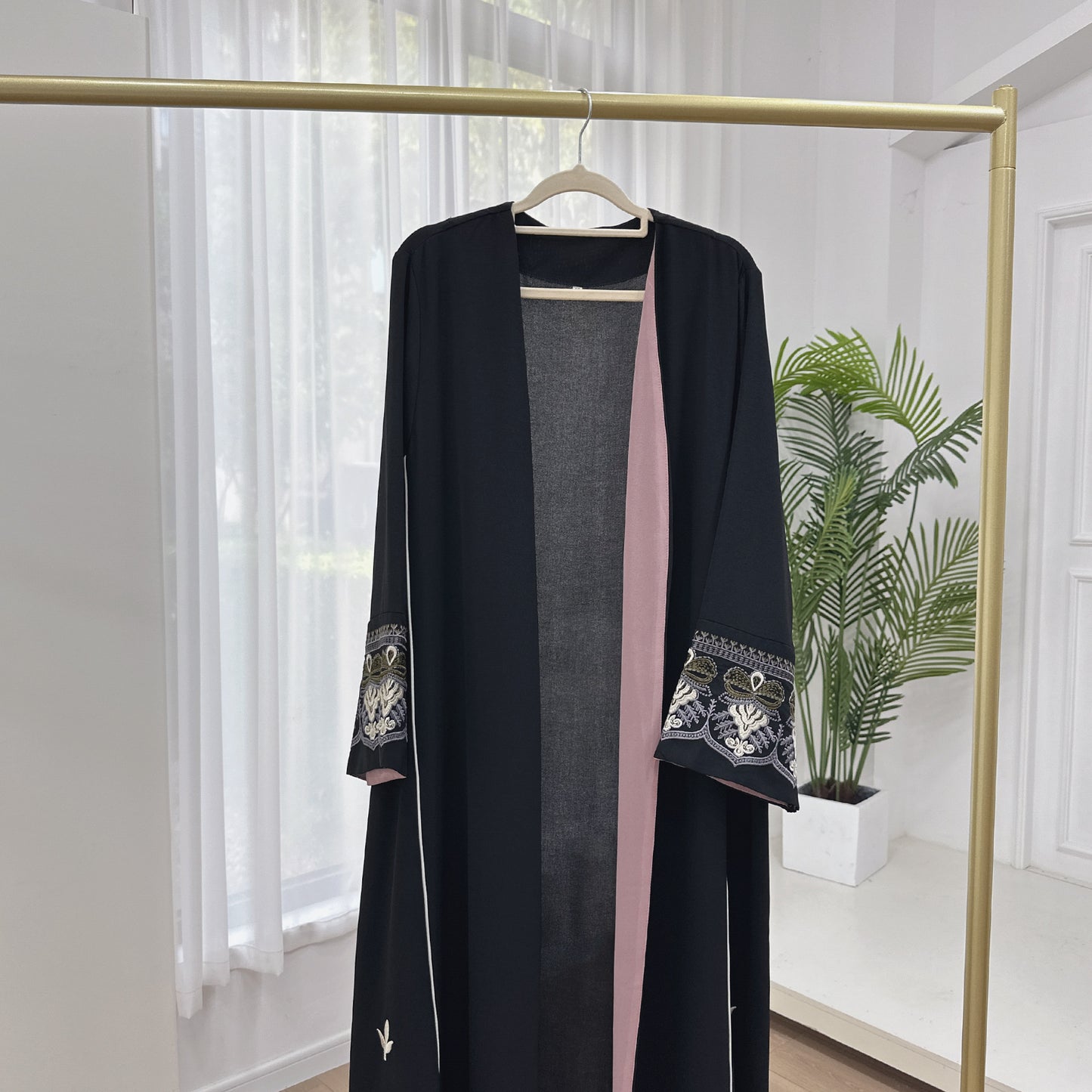 Dubai Party Beautifully Embroidered Robe Dress