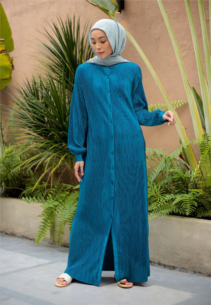 Women's Ruffled Robe Open Abaya