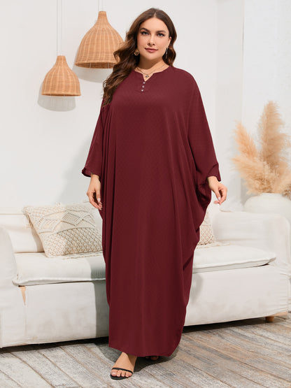 Women's Loose Comfortable Bat Sleeve Dress