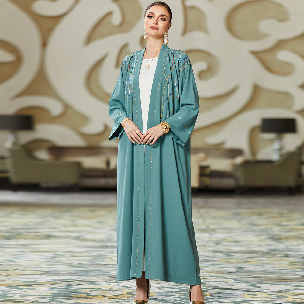 Women's Sewn Beaded Arabic Robe