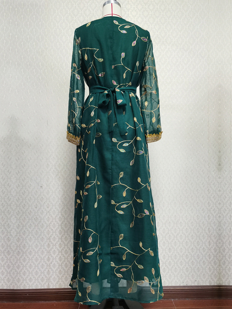 Women's Embroidered Appliqué Dress