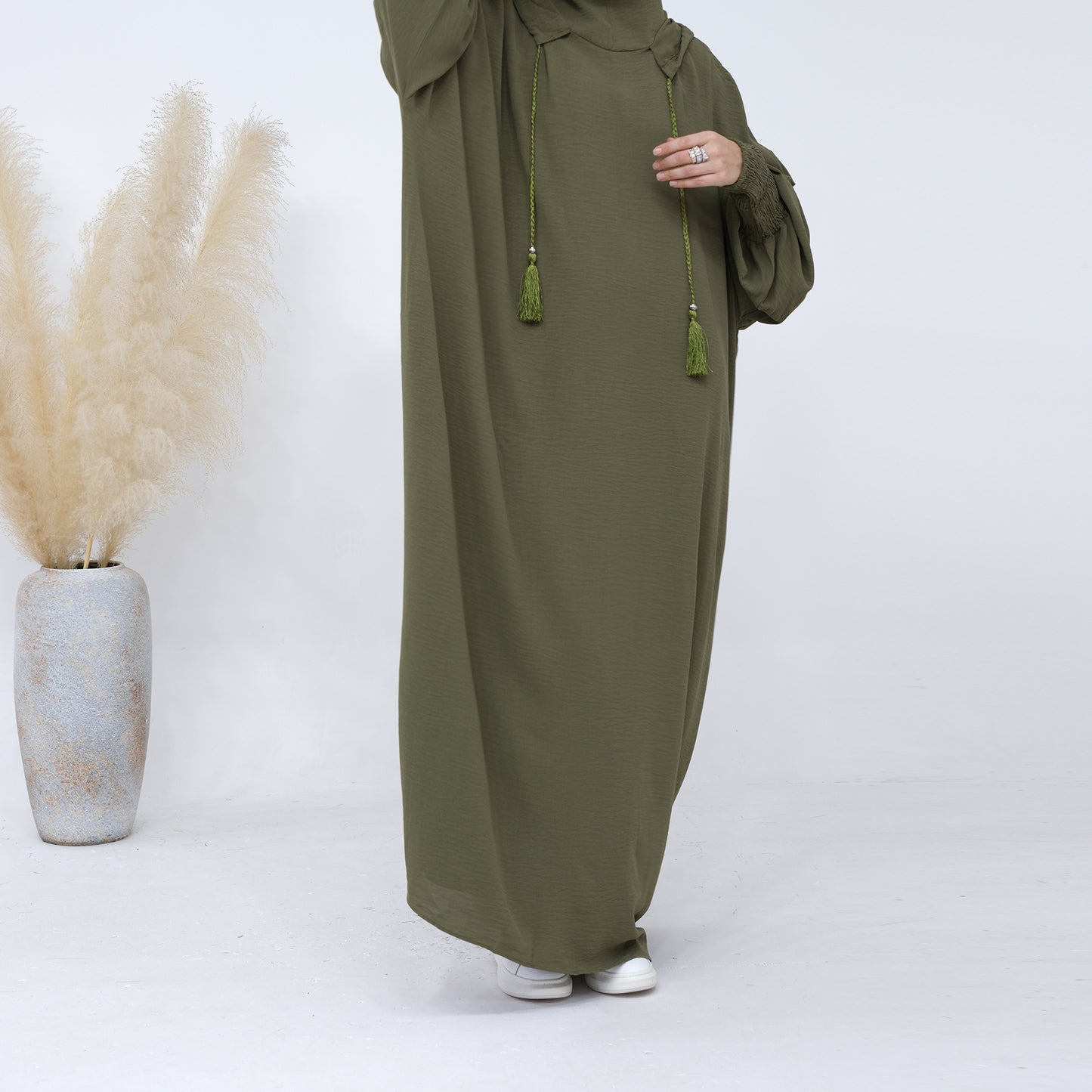 Women's Hooded Solid Color Dress