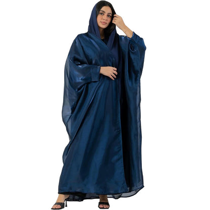 Women's Fashion Plain Satin Robe