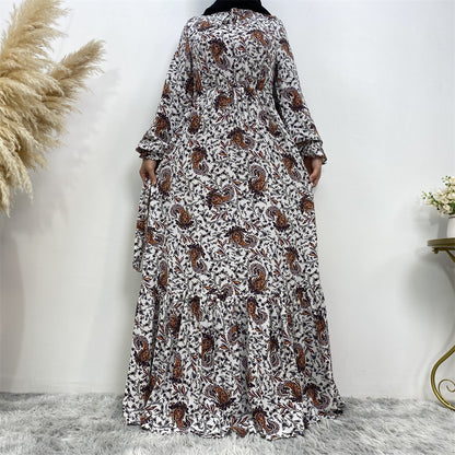 Stylish Printed Casual Maxi Dress