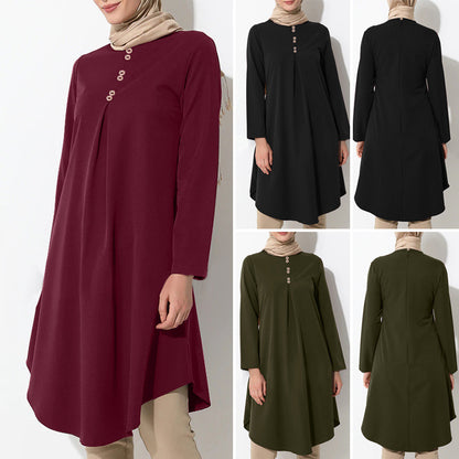 Women's Plain Long sleeves Dress