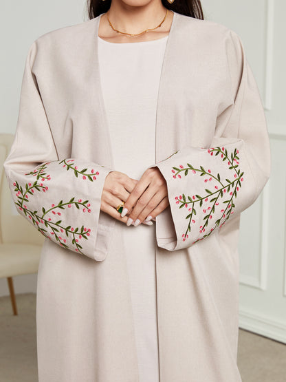 Women's Cardigan Embroidered Robe Dress