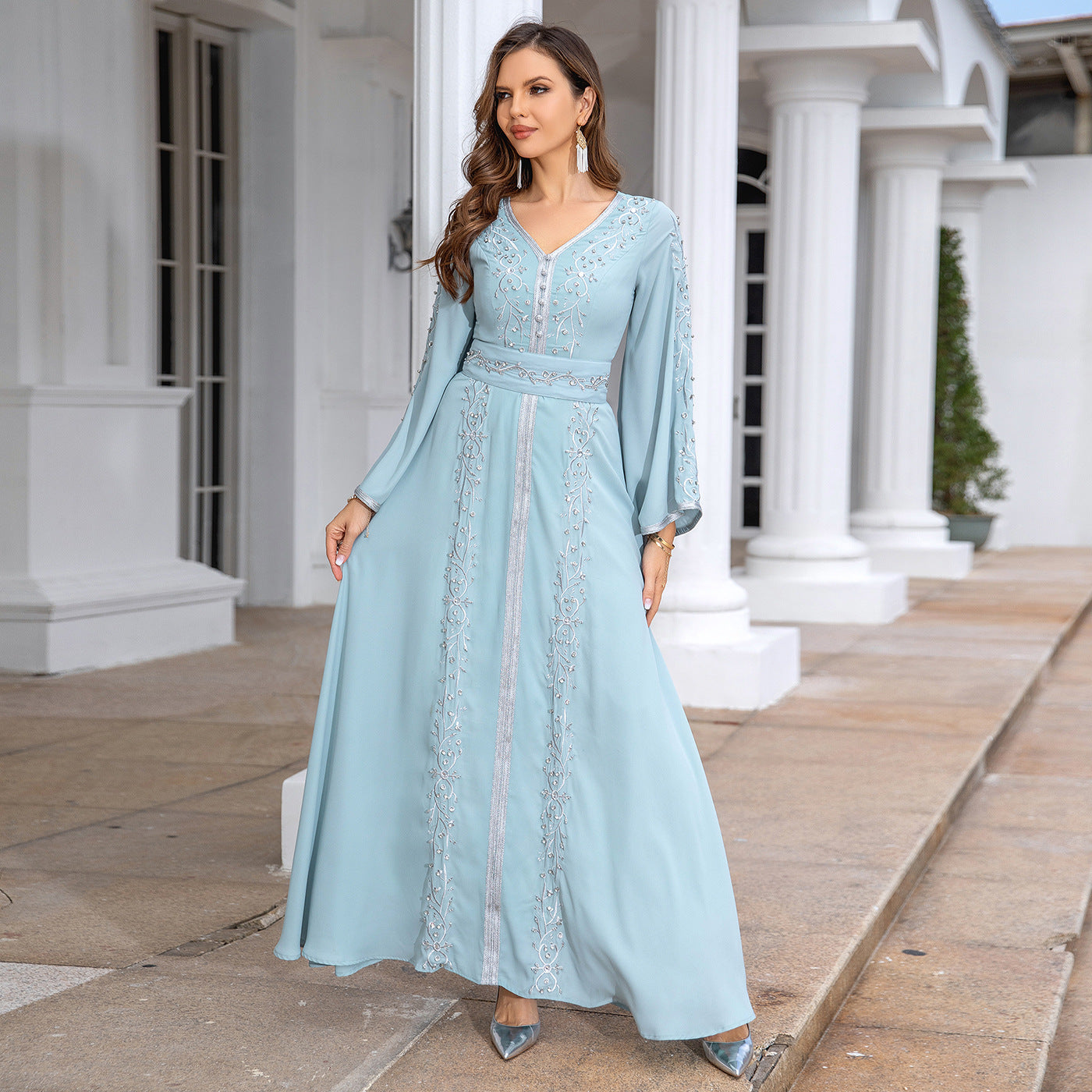 Women's Embroidered Luxury Party Dress
