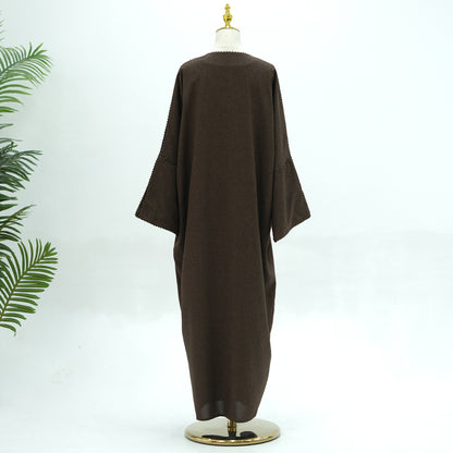 Women's Beaded Elegant Robe Dress