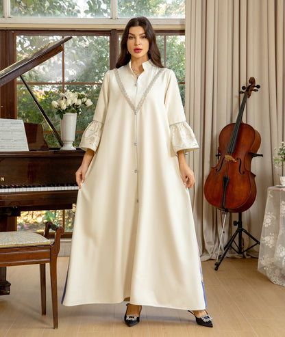 Women's Fashion Jacquard Gradient Robe